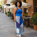 Size X-Large Patchwork Capri