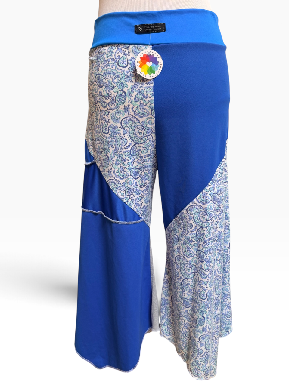 Size X-Large Patchwork Capri