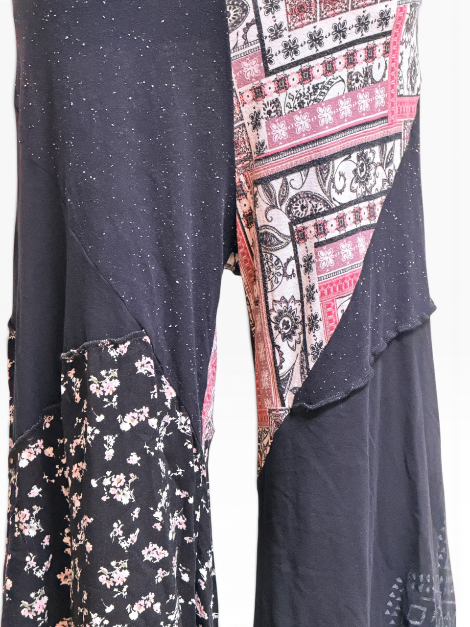 Size 1X or XXL Patchwork Capri