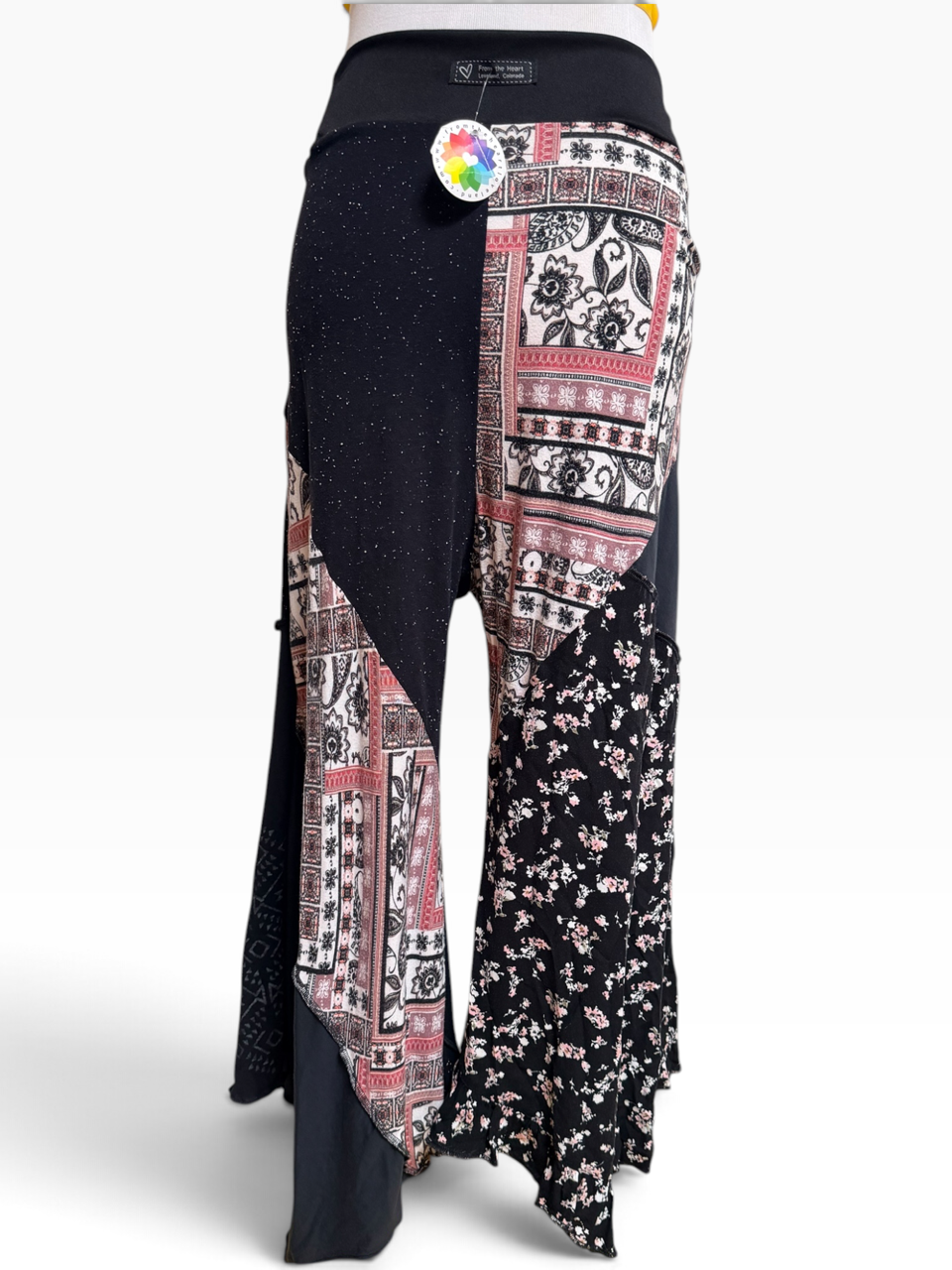 Size 1X or XXL Patchwork Capri