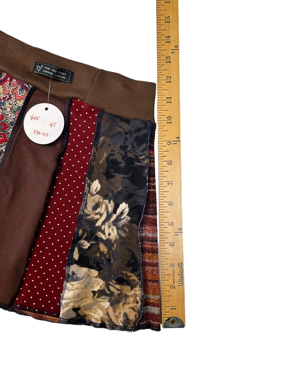 Size 4T Patchwork Skirt image 1