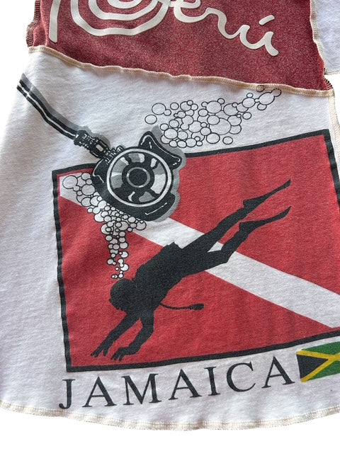 Size 1X Travel the World Themed Skirt image 11