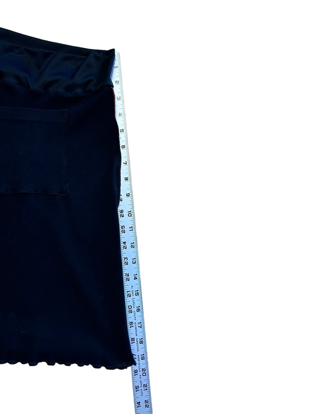 Upcycled Red and Black T-Shirt Skirt - XXL Size image 3