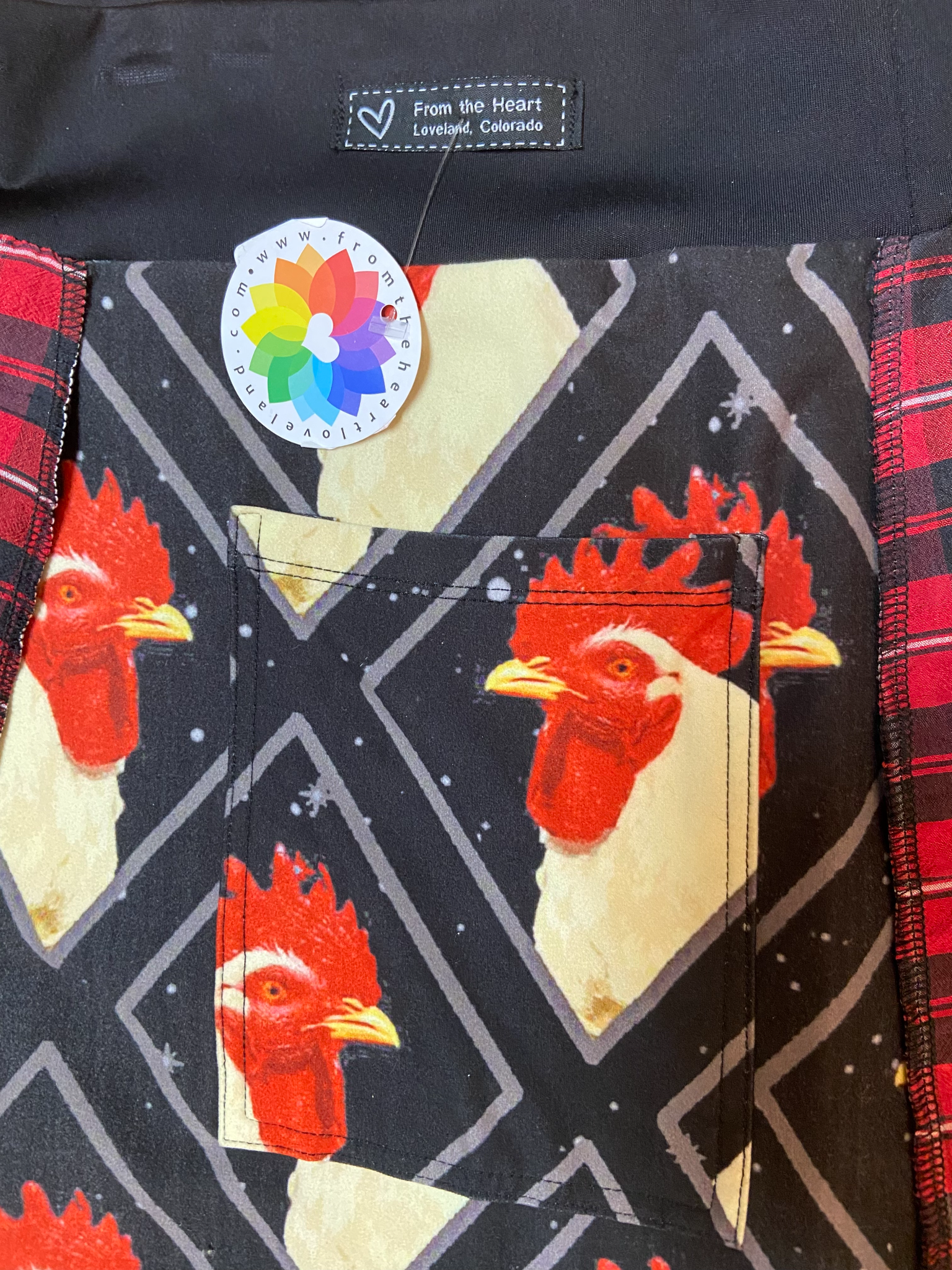 Chicken & Flannel Skirt - Size Medium image 4