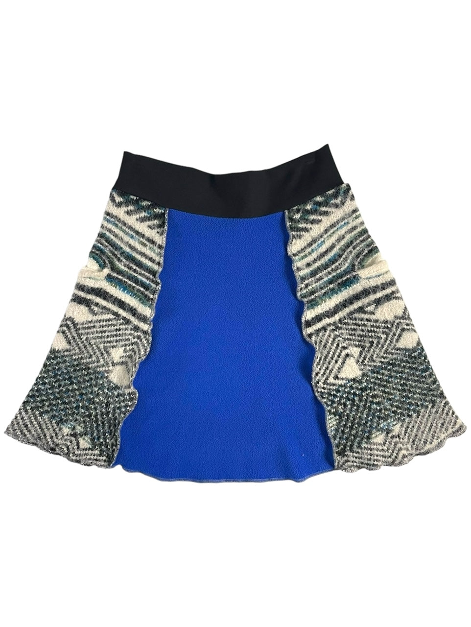 Blue Fleece Sweater Skirt for Women's Size Small image 7