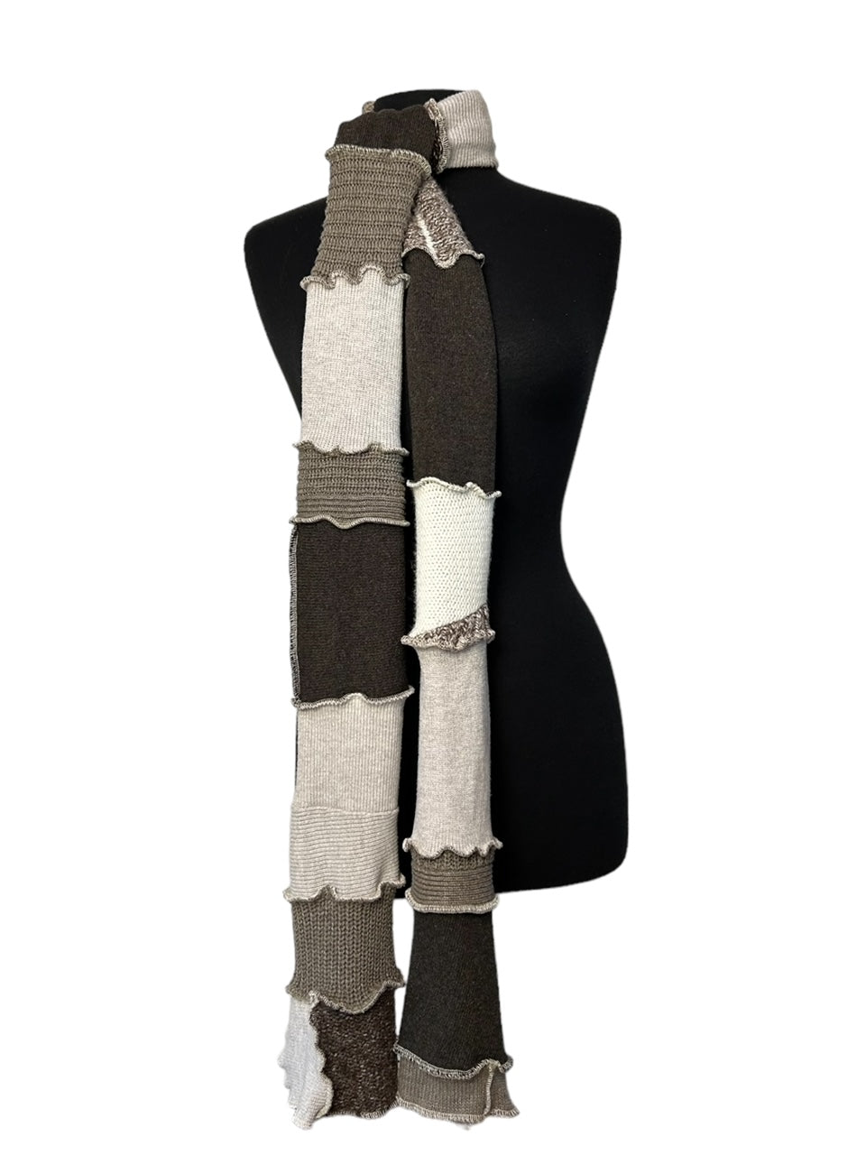 Eco-Friendly Upycled Sweater Scarf image 6