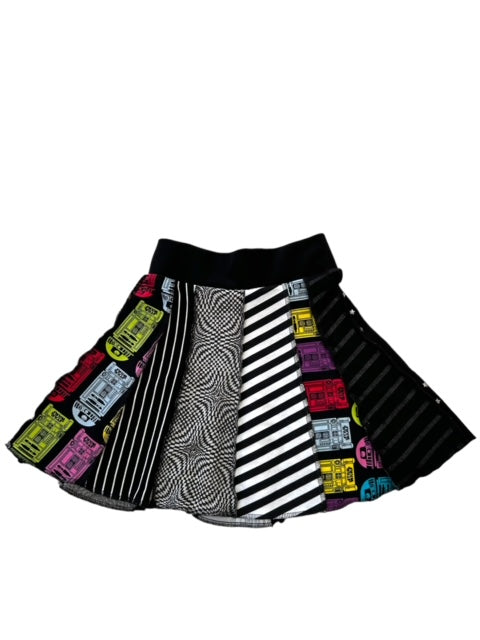 Girls Size 5/6 Eco-Friendly Patchwork Skirt image 0