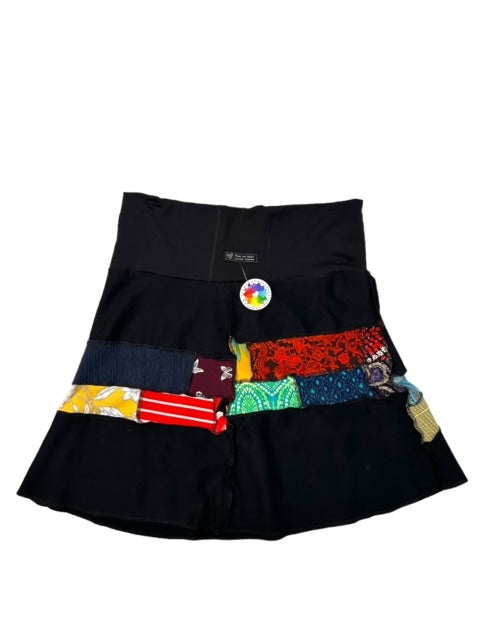Upcycled Patchwork Skirt - Size XXL image 1