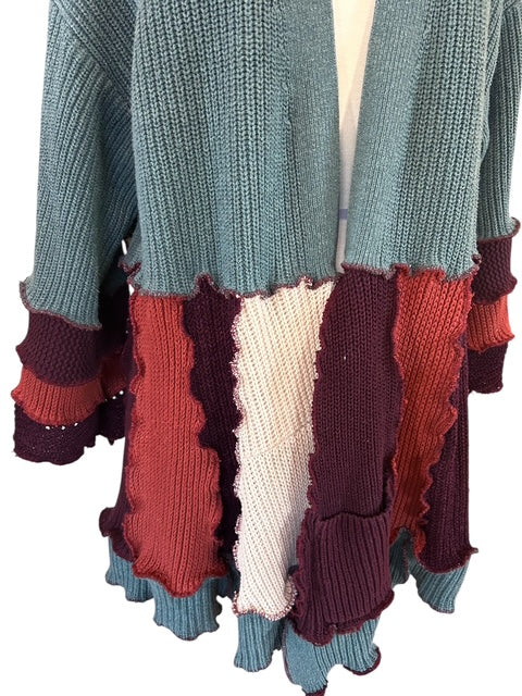 Size Small Patchwork Cardigan image 1