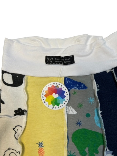 Upcycled Skirt made of Fabric Scraps - Size 1X image 7