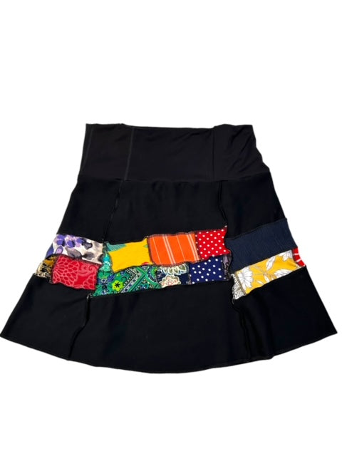 Upcycled Patchwork Skirt - Size XXL image 0