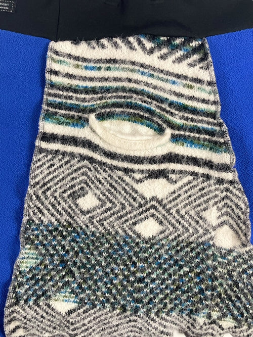 Blue Fleece Sweater Skirt for Women's Size Small image 1
