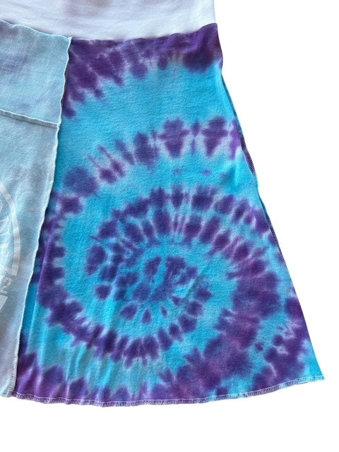 Size Large Tie-Dye Yellowstone T-Shirt Skirt image 7