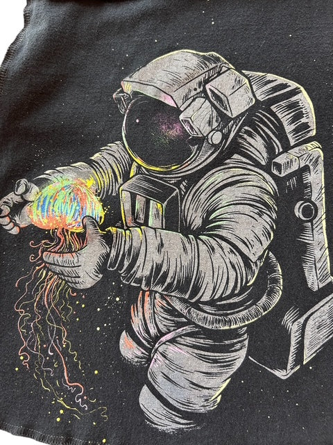 Size X-large Pink and Black T-shirt Skirt with a Pocket image 4