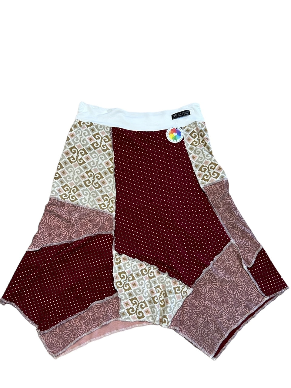 Eco-Friendly Medium Patchwork Skirt for Women image 7
