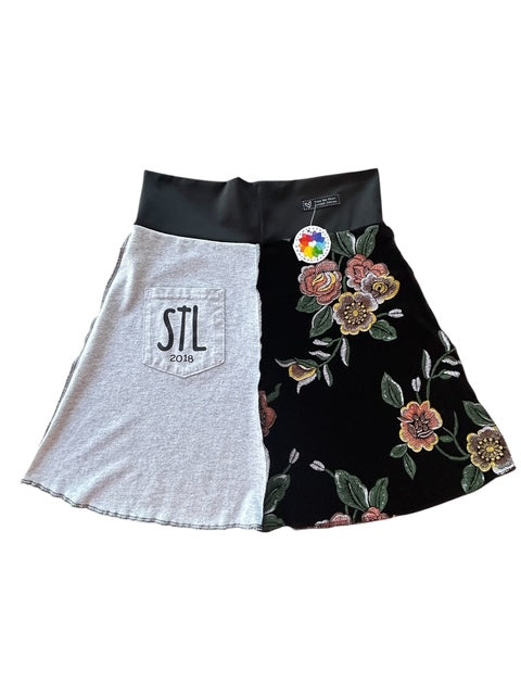 Size Medium Upcycled T-Shirt Skirt image 6