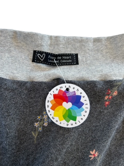 XL Gray Upcycled Skirt with Pocket image 5