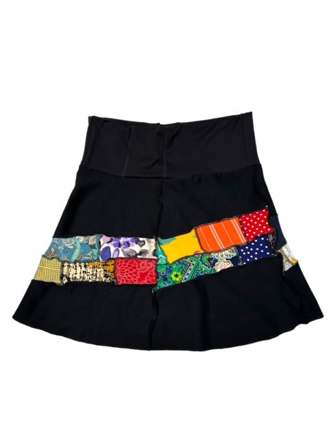 Upcycled Patchwork Skirt - Size XXL image 5