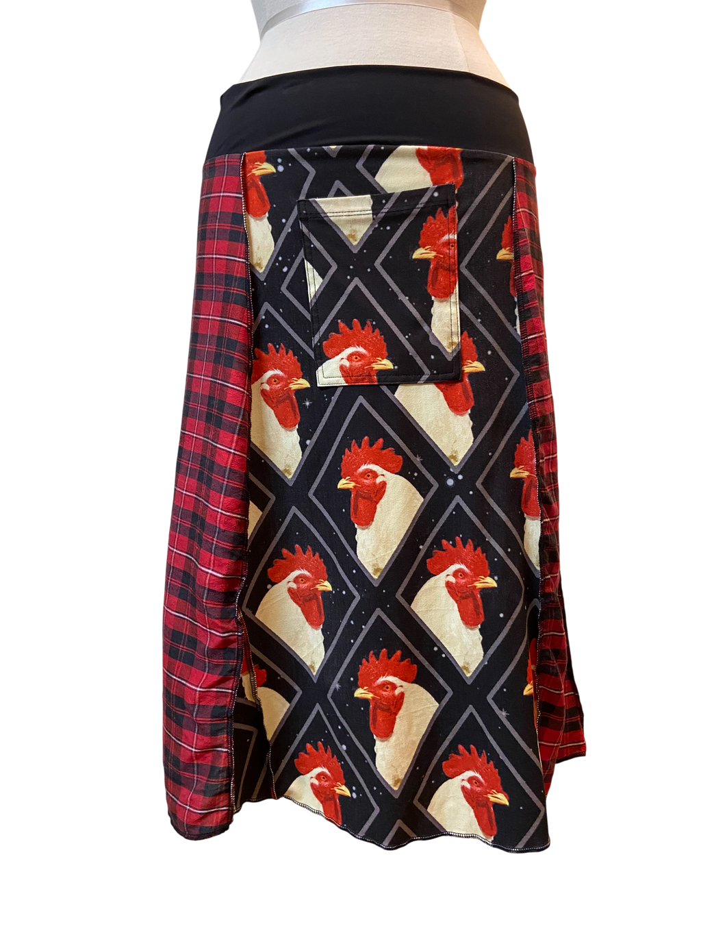 Chicken & Flannel Skirt - Size Medium image 6