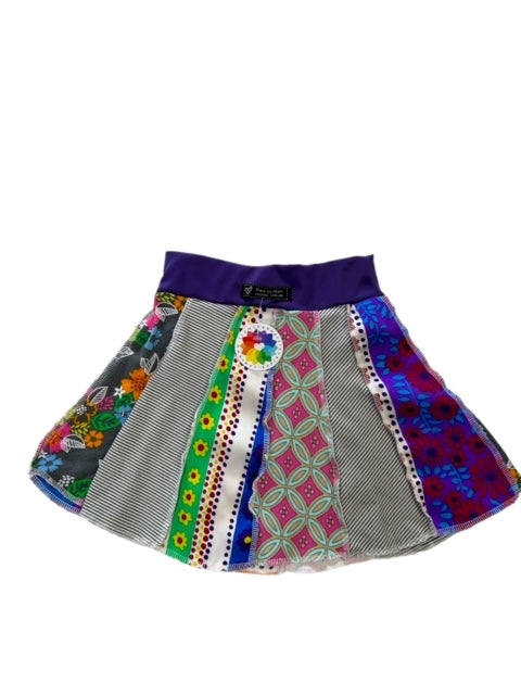 4T toddler patchwork skirt image 1