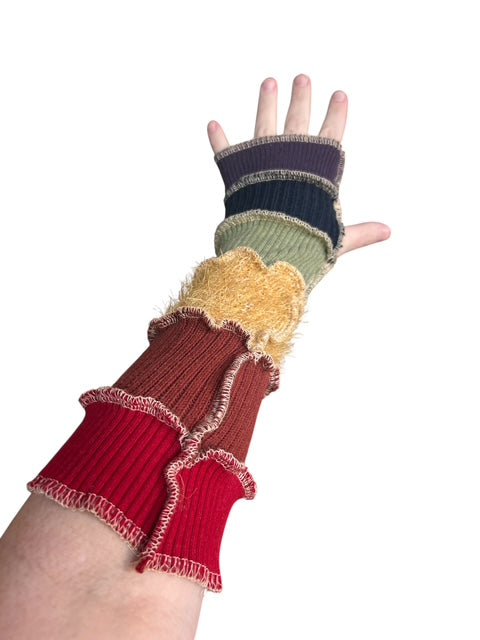 Rainbow Arm Warmers image 1