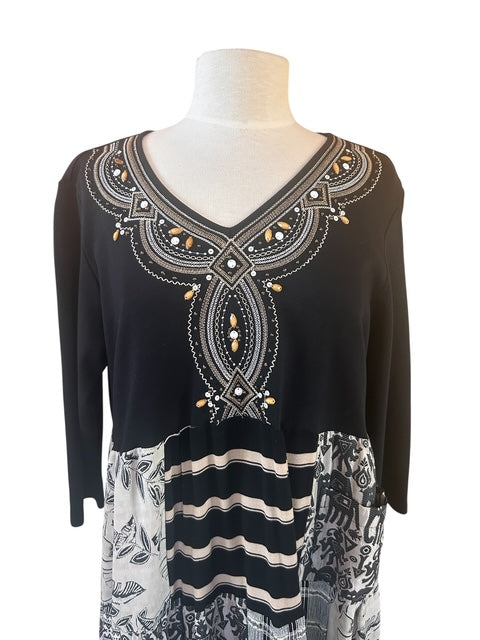 Size Medium Patchwork Dress image 4