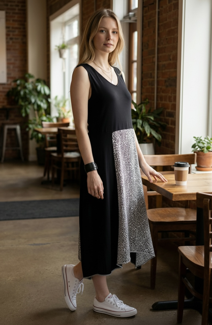 XL Animal Print Dress image 0