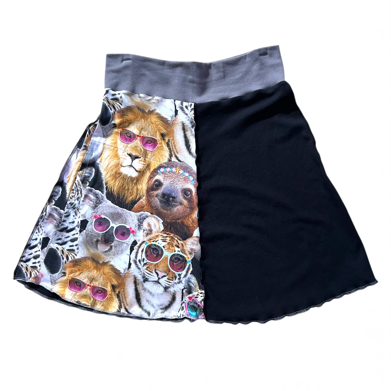 Size Large Upcycled T-shirt Skirt image 0