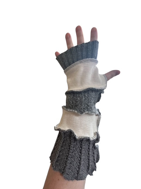 Gray Arm Warmers image 2