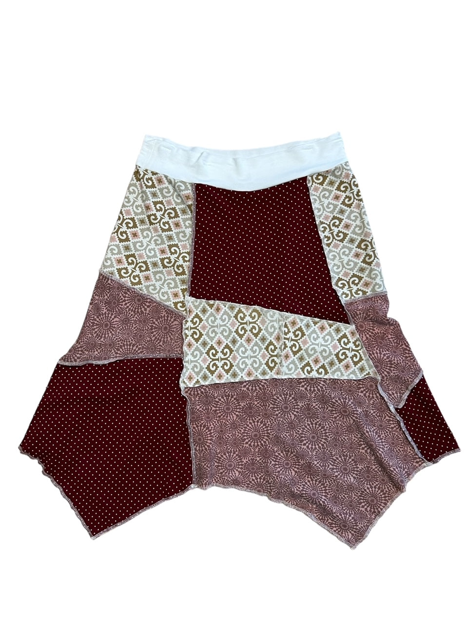 Eco-Friendly Medium Patchwork Skirt for Women image 0