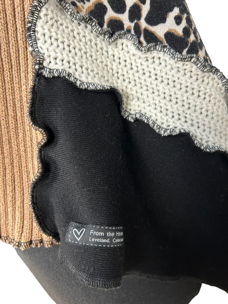 Eco-Friendly Patchwork Poncho image 7