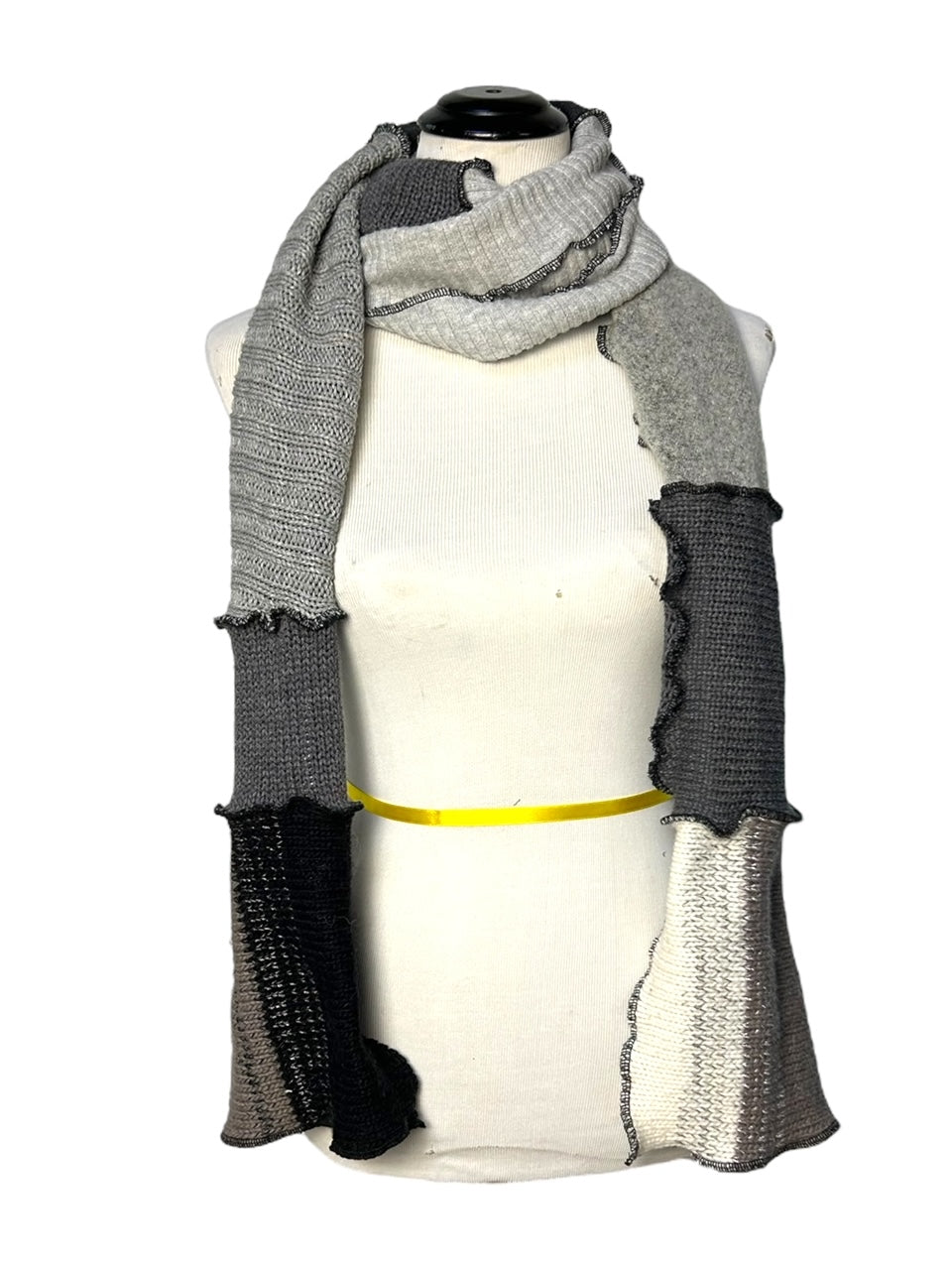Eco-Friendly Upcycled Sweater Scarf image 8
