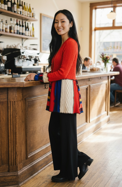 Size Large Patchwork Cardigan image 0