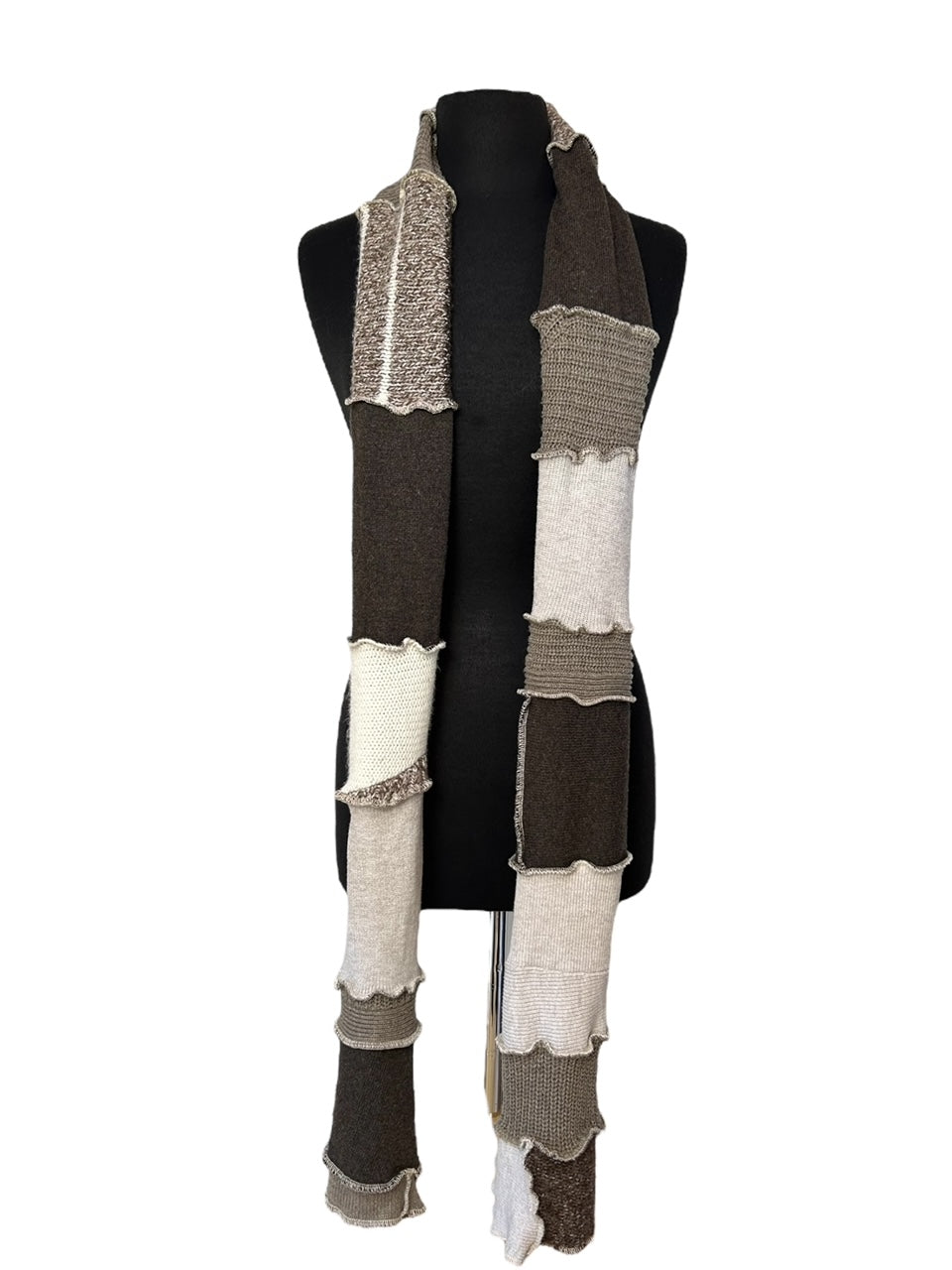 Eco-Friendly Upycled Sweater Scarf image 7