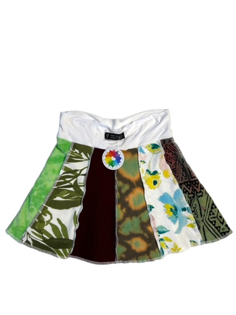 Eco Friendly Kids Patchwork skirt - size 5T image 2