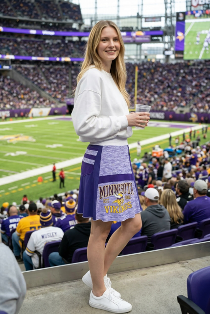 Size Small Minnesota Vikings Skirt image 0