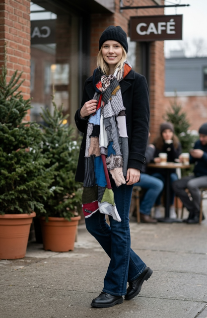 Patchwork Scarf image 7