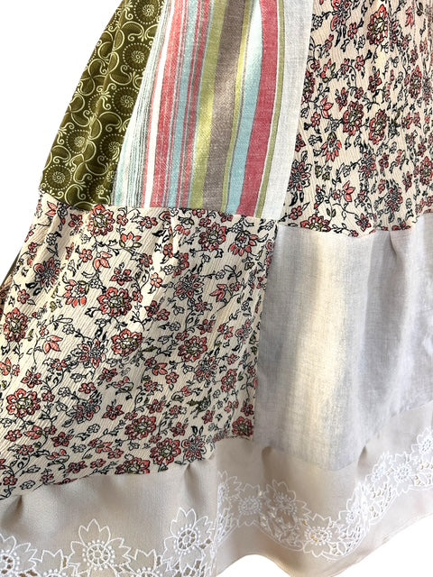 Size Small Patchwork & Lace Dress image 2